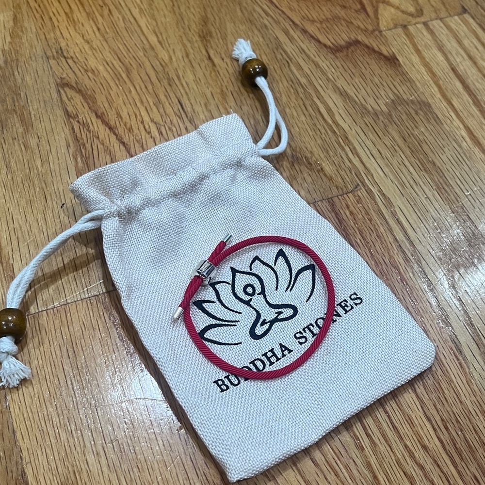 Red String Bracelet With Adjustable Lariat Closure - image 7